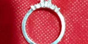 Round Sterling Silver Gemstone Ring