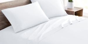 White Cotton Bedsheet