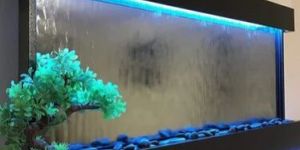 Glass Water Screen Fountain Installation Service