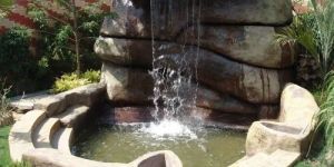 Outdoor Waterfall Fountain Installation Service