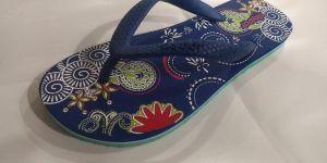 Rose-1 Ladies Rubber Slipper