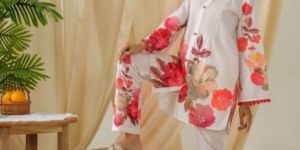 Digital Print Linen Coord Set