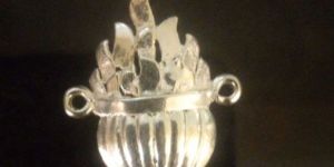 92.5 Silver Pattu Pendant