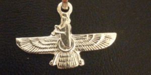 92.5 Silver Polished Fravashi Pendant