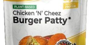 Plant Based Chicken N Cheez Burger Patty