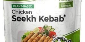 Plant Based Chicken Seekh Kebab
