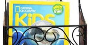 Wooden Magazine Holder