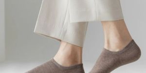 Brown Unisex Low Cut Ankle Socks