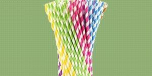 Multicolor Paper Straw