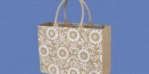 Printed Jute Shopping Bag