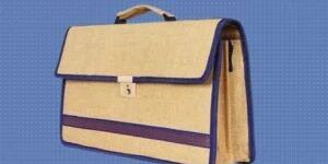 Rectangular Jute Office Bag