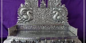 Silver Dashavatara God Singhasan