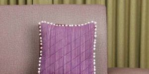 Quilted Khadi Cotton Cushion Cover