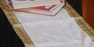 Self Embroidered Table Runner