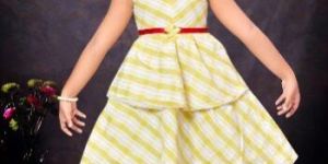 Girls Popcorn Frill Frock