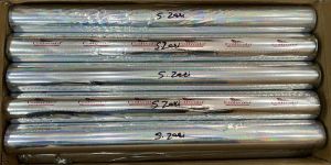 Silver Zari Hot Stamping Foil