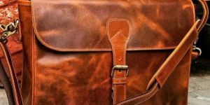 Leather Messenger Bag