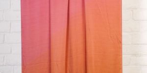 Sunset Blush Satin Silk Sarong