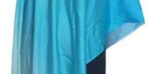 Turq Tranquility Satin Silk Scarf