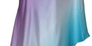 Twilight Tranquility Satin Silk Scarf