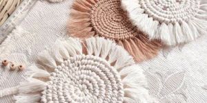 Round Macrame Tea Coaster