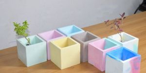 Square Concrete Planter