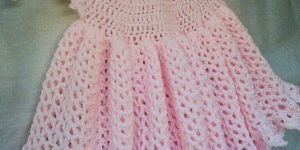 Woolen Crochet Kids Frock