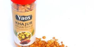 Yaos Khajur Kesar Gold Mouth Freshener Bottle