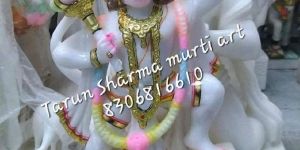 White Marble Hanuman Statue