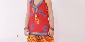 Morpankh Print Kids Kurti