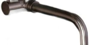 Wall Mounted Matt Black Long Body Basin Mixer