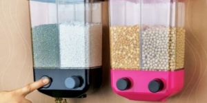 Push Button Storage Container