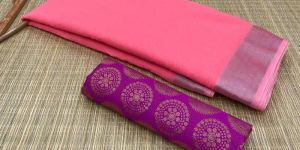 Soft Cotton Plain Saree