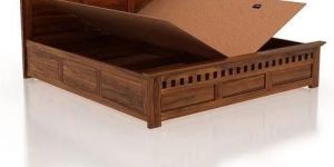 Modern Wooden Storage Bed