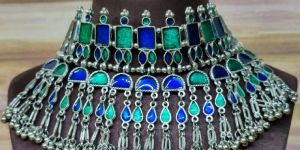 Meenakari Choker Set