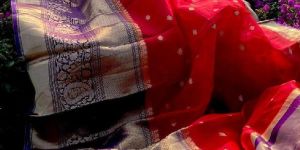 Semi Organza Banarasi Saree