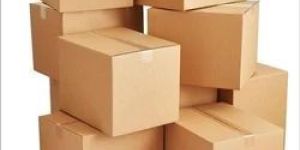 Rectangular Brown Corrugated Box