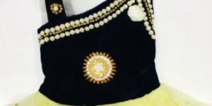 Girl Net Yellow Frock