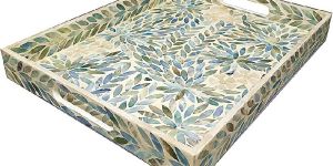 Mother of Pearl Rectangle Serving Tray