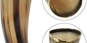 Viking Ox Horn Beer Glass