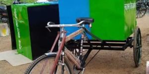 Rickshaw Garbage Container
