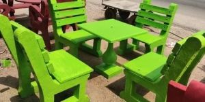 Cement Table and Chair