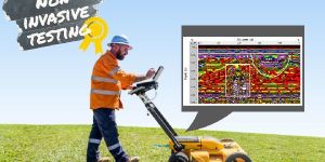 GPR Ground penetrating radar services.