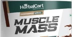 HerbalCart Muscle Mass Gainer, Chocolate Flavour, 3kg