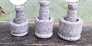 Mortar and Pestle Made of Stone
