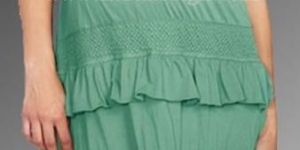 Thread Elastic Bust Maternity Dress