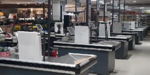 Stainless Steel Cash Counter