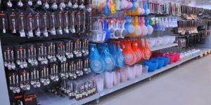 Supermarket Crockery Display Rack