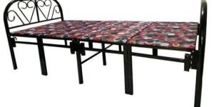 Sahni 188 Cm X 91cm 3D Multicolor Single Folding Bed with Mattress