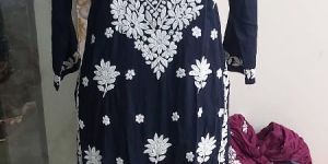 Modal Chikankari Kurti